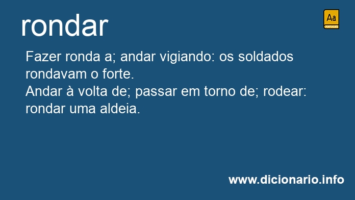 Significado de rondam