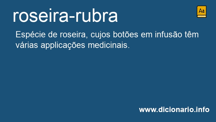 Significado de roseira-rubra