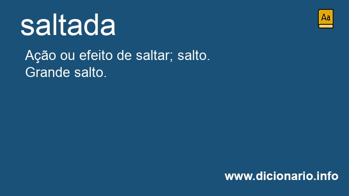 Significado de saltadas