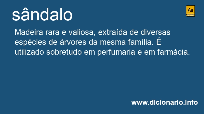 Significado de sndalos