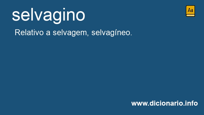 Significado de selvagina