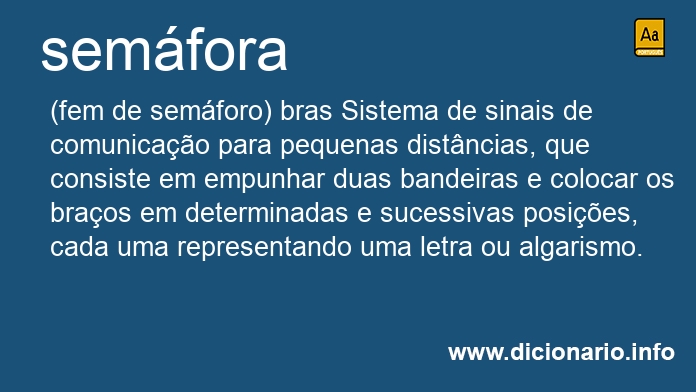 Significado de semforas