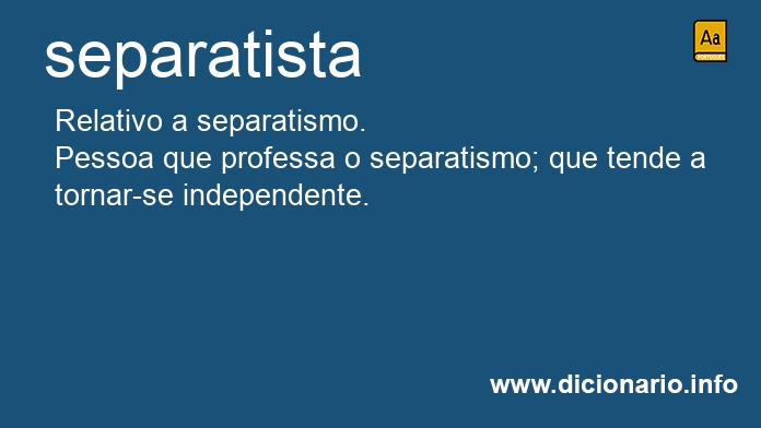 Significado de separatista