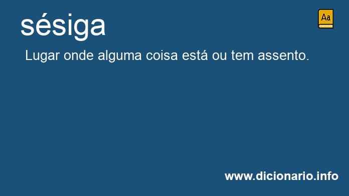 Significado de ssiga