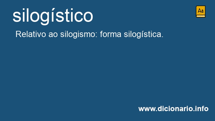 Significado de silogsticos