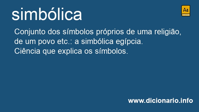 Significado de simblica