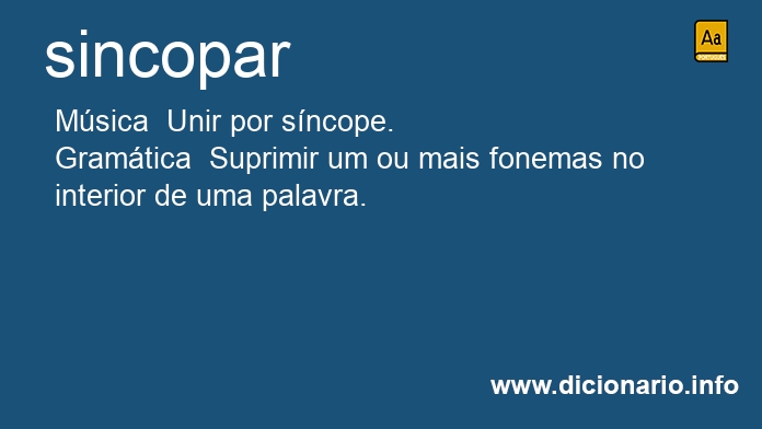 Significado de sincopam