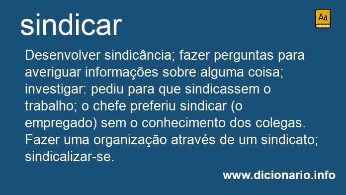 Significado de sindiquem