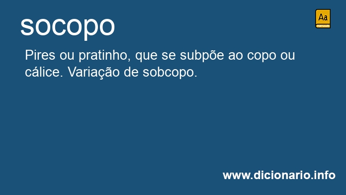 Significado de socopo