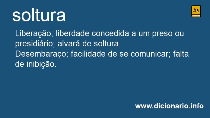 Significado de soltura