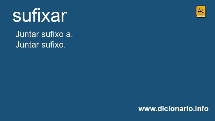 Significado de sufixam