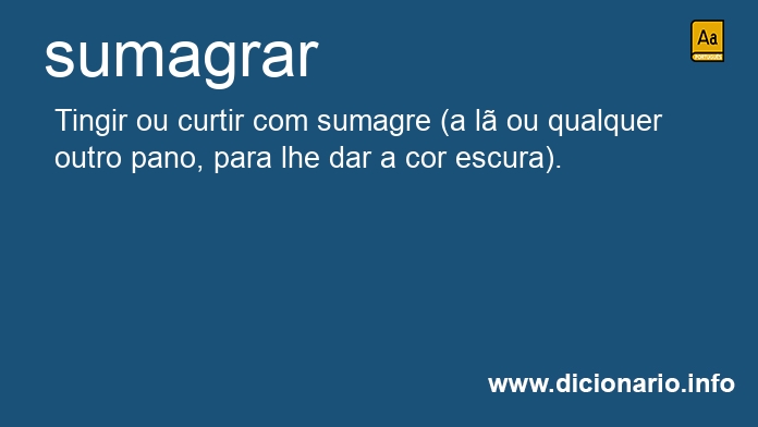 Significado de sumagra