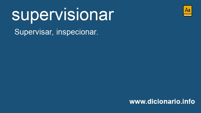 Significado de supervisionais