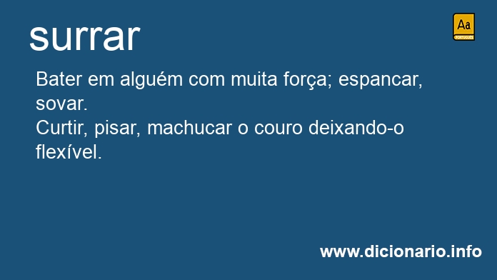 Significado de surrariam