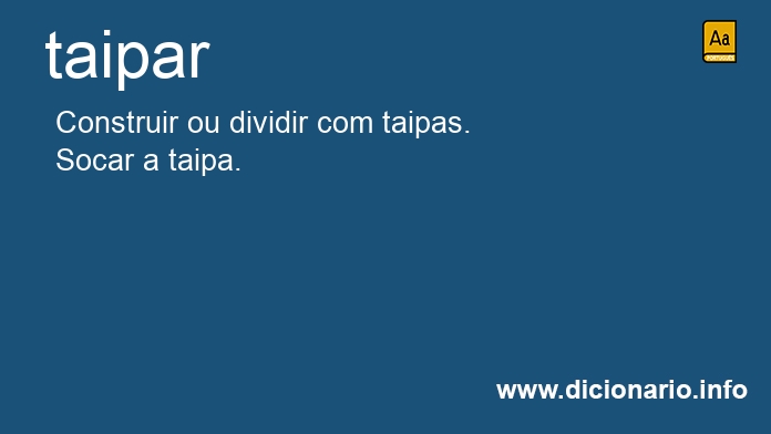 Significado de taipam