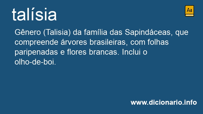 Significado de talsia