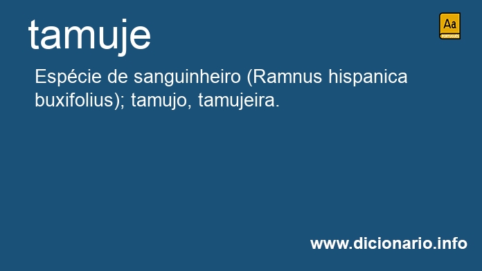 Significado de tamuje