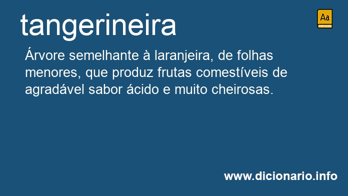 Significado de tangerineiras