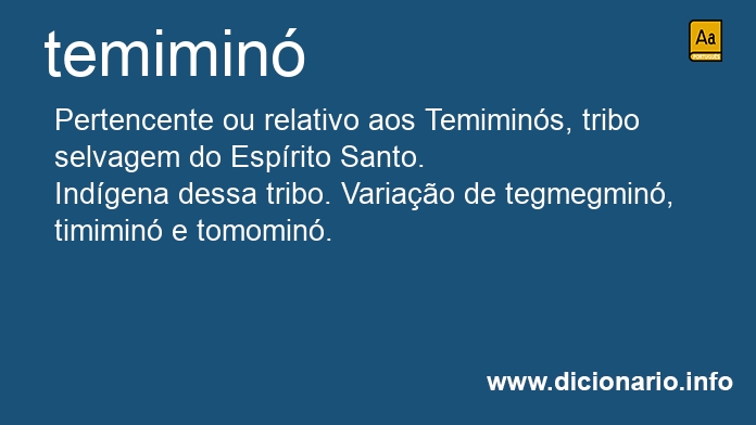 Significado de temimin