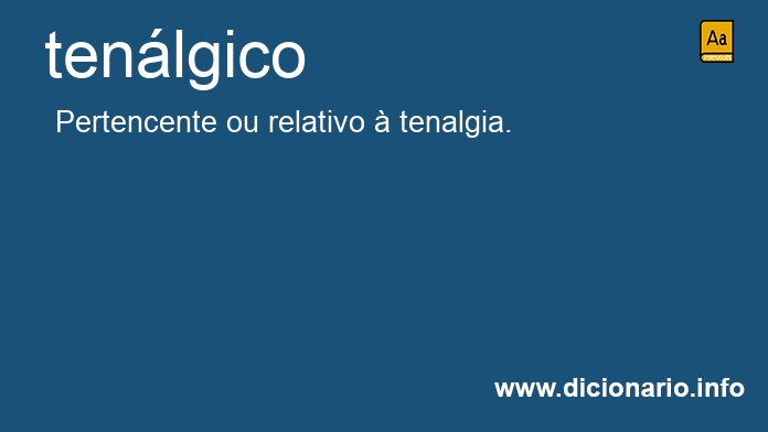 Significado de tenlgico