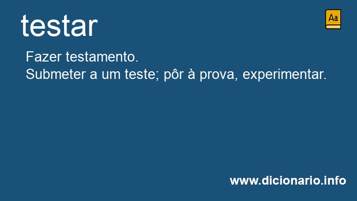 Significado de testasses