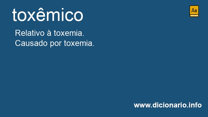 Significado de toxmica