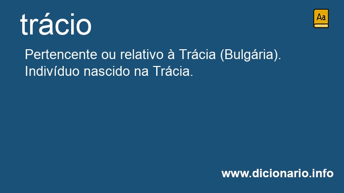 Significado de trcios