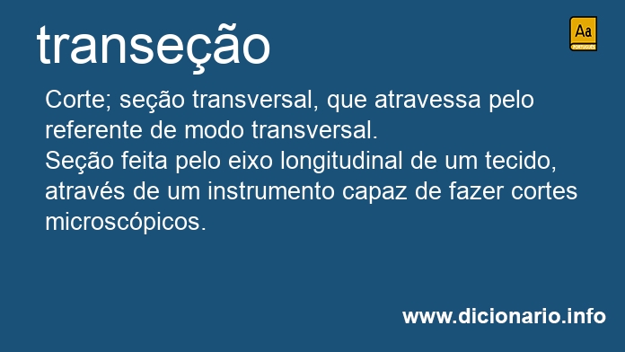 Significado de transeo