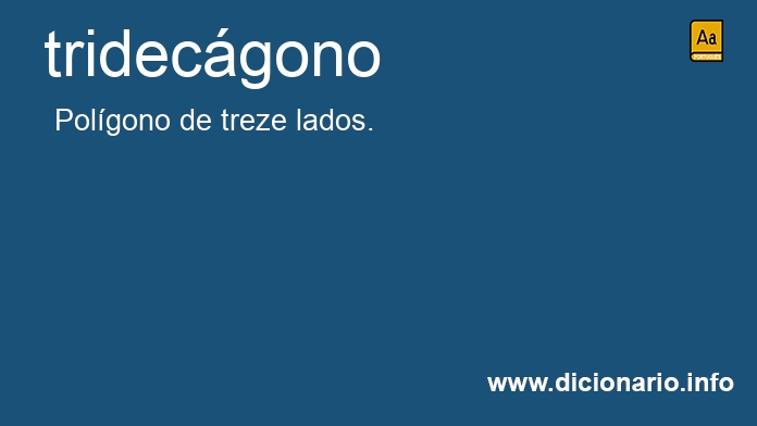 Significado de tridecgono