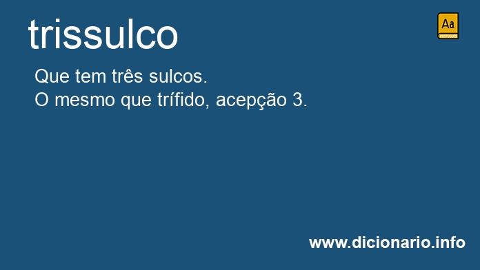 Significado de trissulca