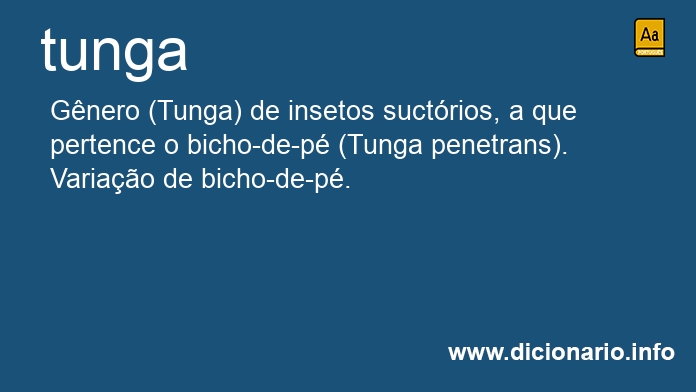 Significado de tunga