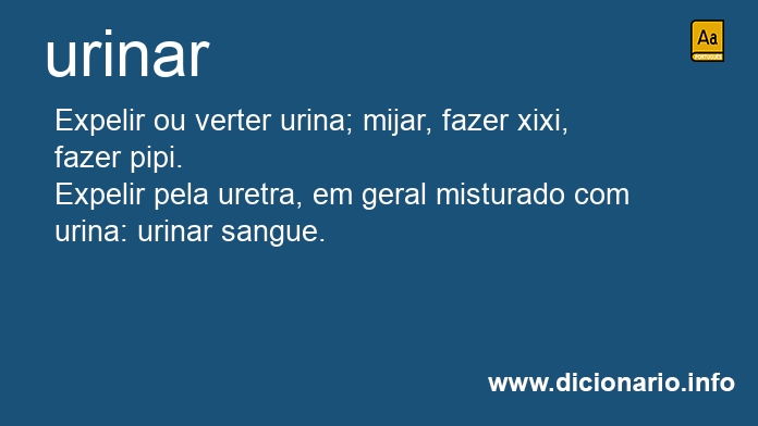 Significado de urinara