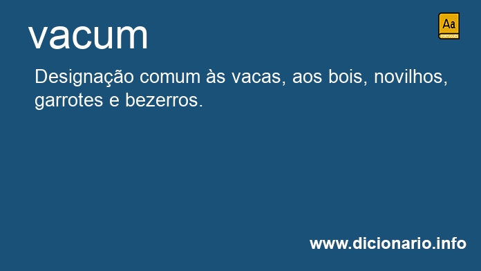 Significado de vacuns