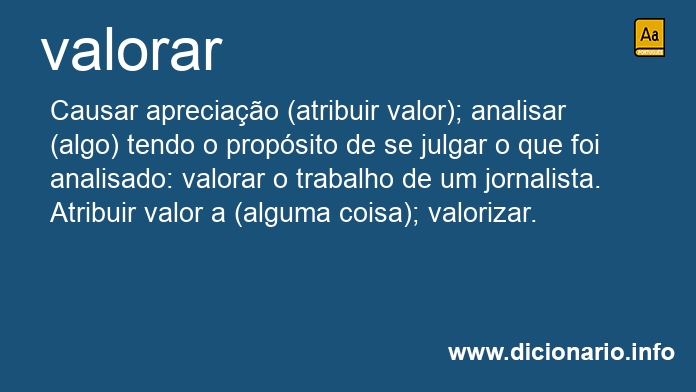 Significado de valorai