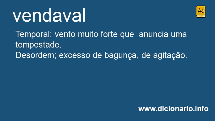 Significado de vendaval