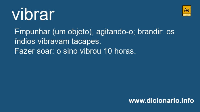 Significado de vibrastes