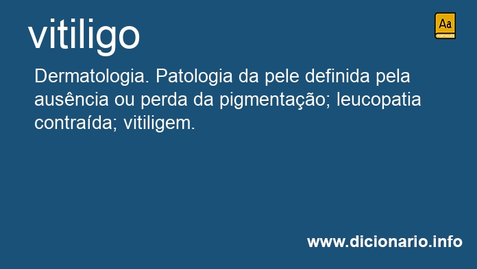 Significado de vitiligo