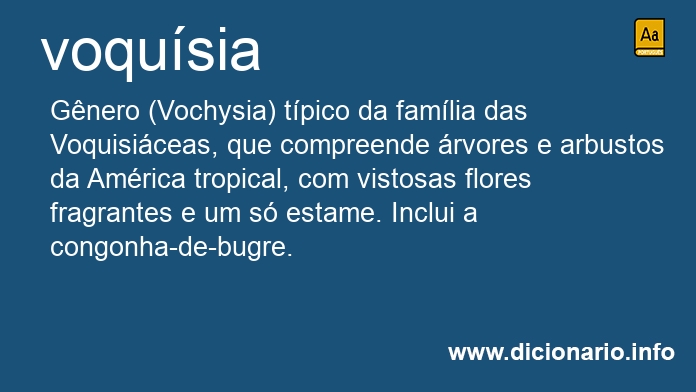 Significado de voqusia