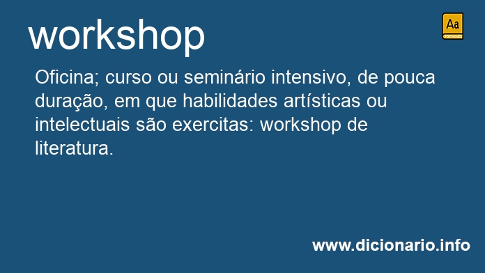 Significado de workshop